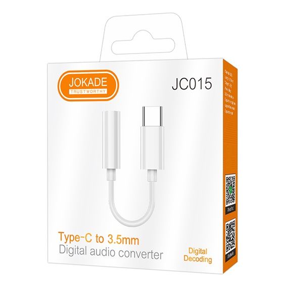 Adattatore audio USB-C a Jack 3,5 mm JC015 F4480 Jokade