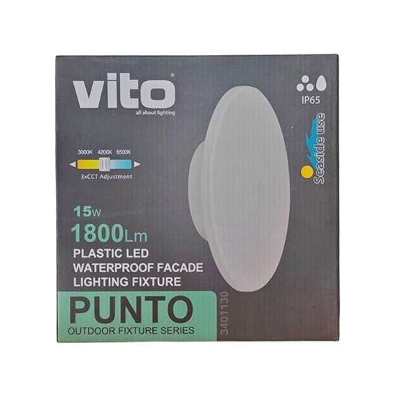 Lampada applique LED bianca da parete 15W 1800lm 22*5CM EL3979 Vito