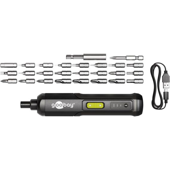 Set mini avvitatore a batteria 28 pz F1405 Goobay