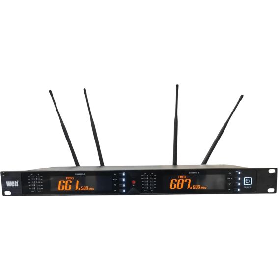 Microfono UHF wireless kit da 2 MIC566 