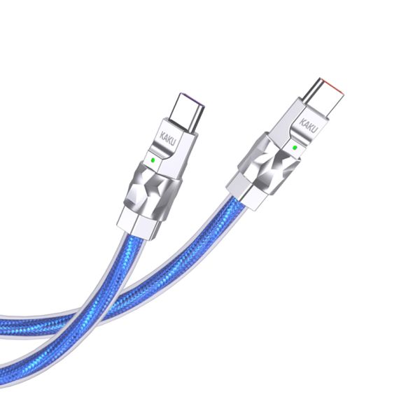 Cavo per alimentazione e sincronizzazione Type-C 100W blu KSC-956 F4665 Kakusiga