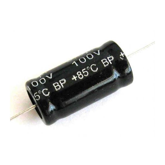 COND. ELETTROLITICO ASSIALE 8,2UF 100V NON POLARIZZATO 08840 