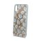 Silikonhülle für iPhone X Slim Design TPU Leaves Glitter MOB690 