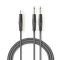Stereo Audio Cable | 2x 6.35 mm male - 3.5 mm male | 5.0 m | Grey ND4890 Nedis