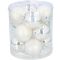 Confezione 12 palline natalizie 6cm argento Christmas Gifts ED186 Christmas Gift