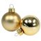 Palline natalizie 6cm lucide/opache color oro confezione da12  Christmas Gifts ED262 Christmas Gifts
