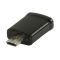 MHL USB Micro B 11-Pin Male - USB Micro B Female Black ND166 Valueline
