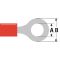 Fast On Connector 4.3mm Female Red ND5370 Valueline