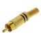 RCA Male Connector Gold pack of 10 ND9200 Valueline