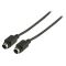 15m Black Male-Male S-Video Cable ND6618 Valueline