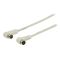 Angled coaxial cable 25m white Valueline ND6828 Valueline