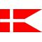 State Navy Flag of the Kingdom of Denmark 200x382cm FLAG256 