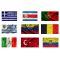 Kit 10 assorted flags - National / Military / Marine / Nautical signaling KIT10FLAGS 