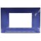Placca in tecnopolimero 3 posti color blu compatibile Vimar Plana EL006 