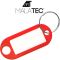 Keychain with label in various colors, 100-piece pack WB679 