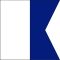 Bandiera nautica di segnalazione "A" Alfa 150x180cm FLAG276 
