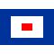 Bandiera nautica di segnalazione "W" Whiskey 150x180cm FLAG282 