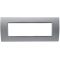 Living International compatible 7-place silver Soft Touch plate EL3191 