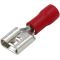 Connettore faston femmina 6.3mm rosso 0.5-1.5mm confezione da 100 B5660 