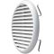 Griglia tonda con molle in PP bianco &Oslash;160mm P1490 Airgama
