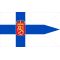 Bandera Estatal y Militar de Finlandia con 3 puntas 200x346 cm FLAG020 
