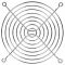 Griglia di protezione per ventola 120X120mm U999 