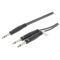 Cable de audio estéreo 6.35 mm Macho - 2x 6.35 mm Macho 5.0 m Gris oscuro SX300 Sweex