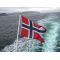 Bandera del estado y militar de Noruega 80x135cm FLAG175 