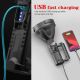 Torcia LED ricaricabile con treppiedi e funzione powerbank WB1843 