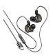 Cuffie auricolari con microfono 1,2m Type-c nere KSC-1300 F4315 Kakusiga