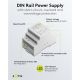 Alimentatore per guida DIN 24VCC 2,5A 60W F1010 Goobay