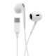 Auricolari Type-C con microfono e controllo volume bianchi JD046 F4795 Jokade