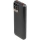 Power Bank 15000mAh 66W con display LED e 4 cavi integrati nero MOB270 